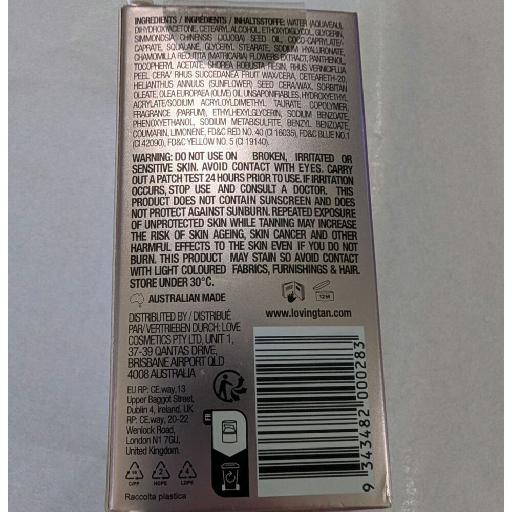 Loving Tan 2 HR Express Face Tanning Serum in the shade Dark 30 ml/1 fl oz - Picture 4 of 5
